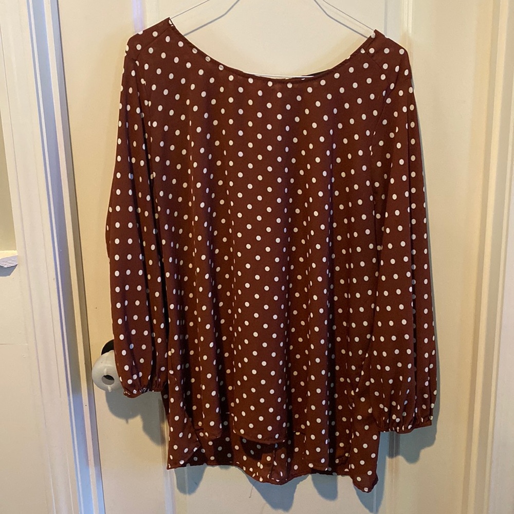 West Kei cre neck blouse